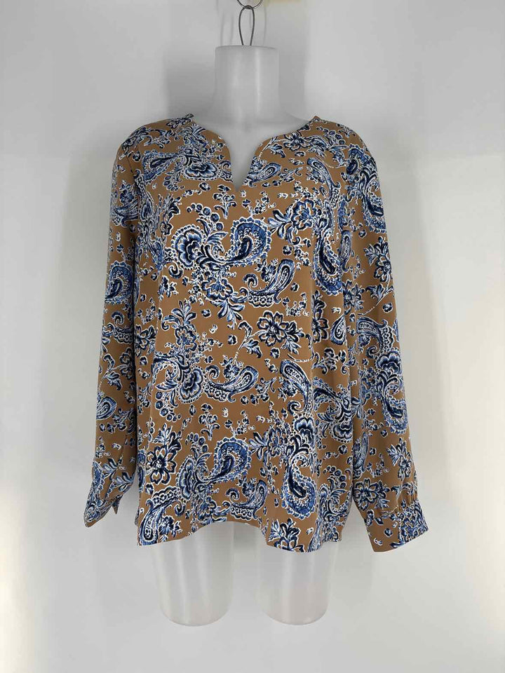 Size L J JILL Tan Shirt