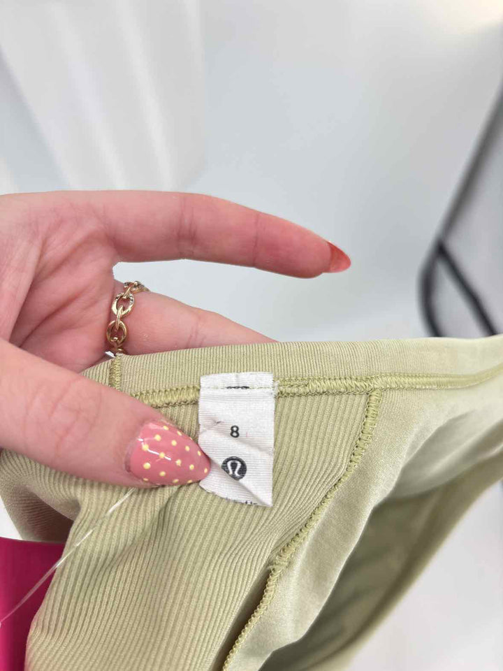 Size 8 Lululemon Green Shirt