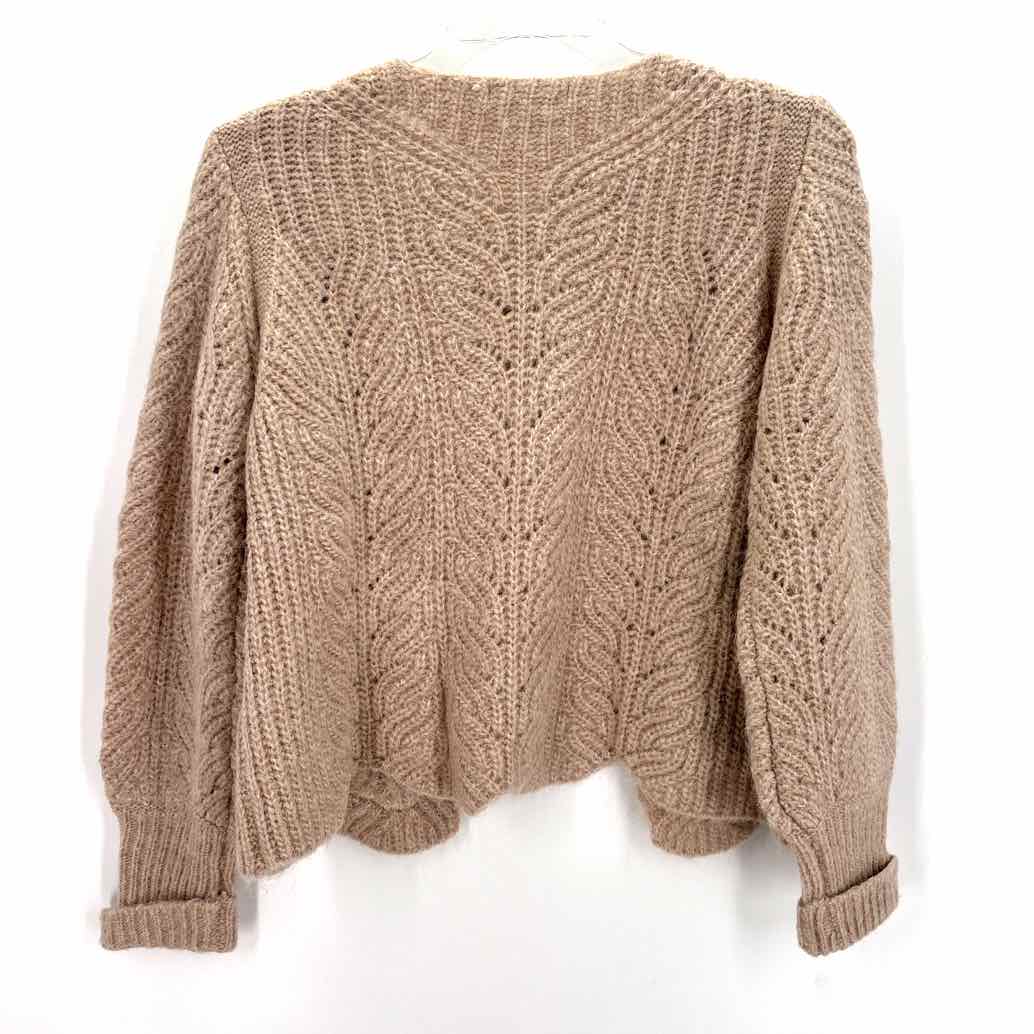 Size L Blush Knit Cardigan