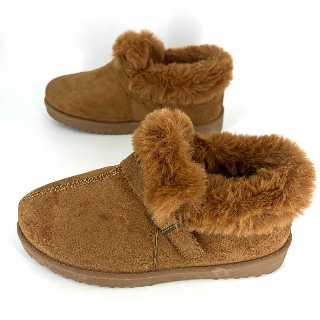 Shoe Size 10 Brown Faux Fur Boots