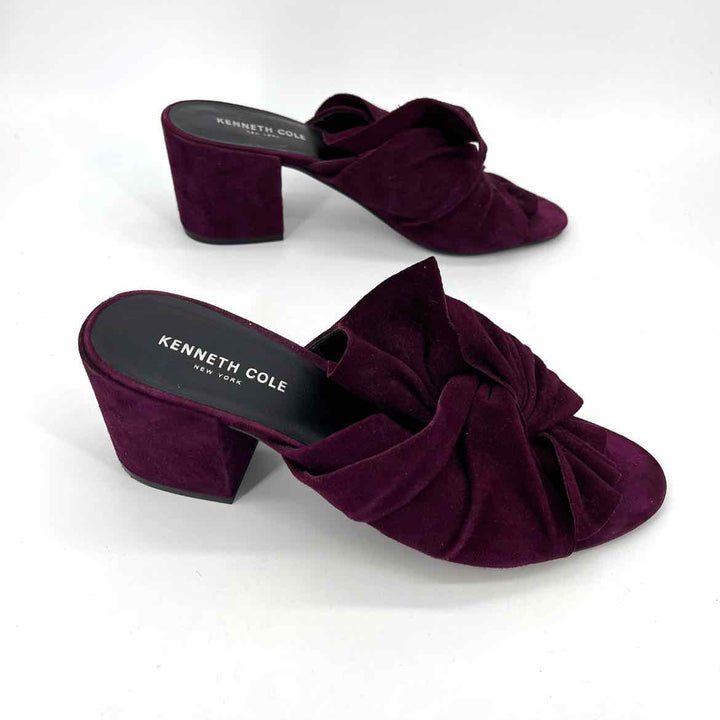 Shoe Size 8.5 Kenneth Cole Purple Velvet Heels