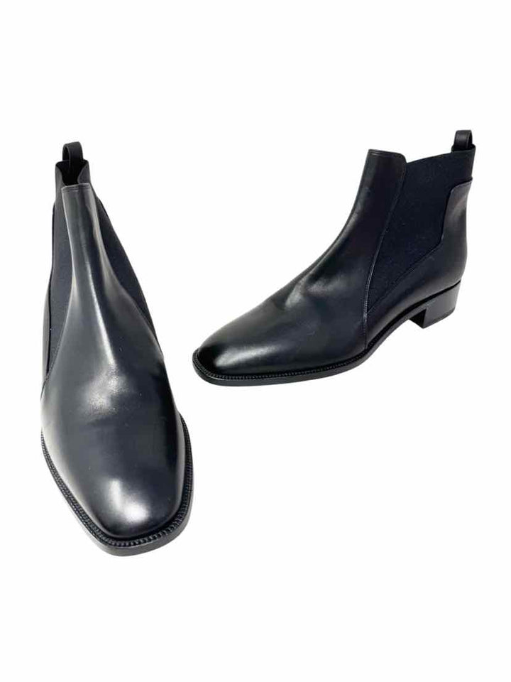Shoe Size 40 CHRISTIAN LOUBOUTIN Black Leather Boots