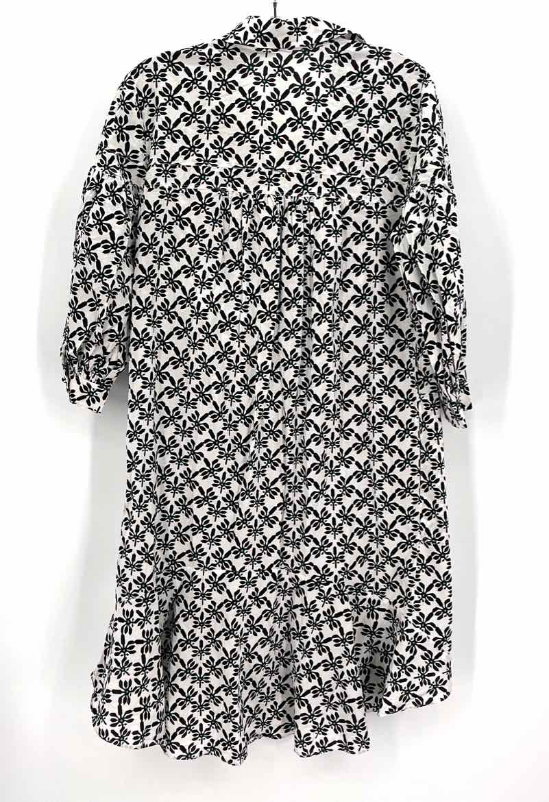 Size S DIANE VON FURSTENBERG Black Cotton Dress