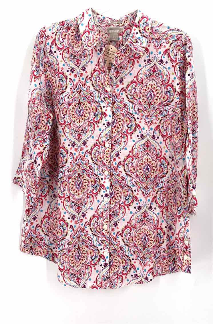 Size M Chico's Multi-Color Shirt