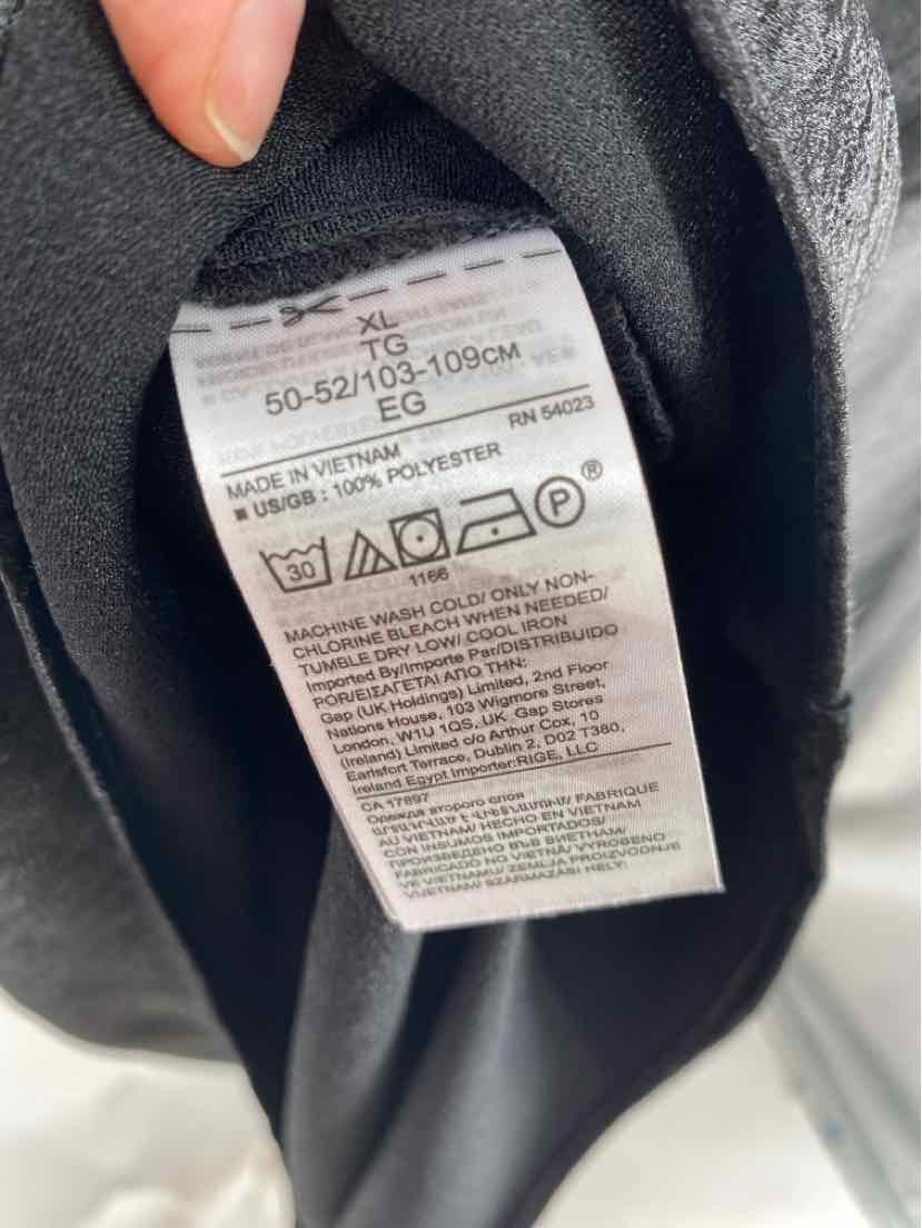 Size XL Banana Republic Black Sateen Dress