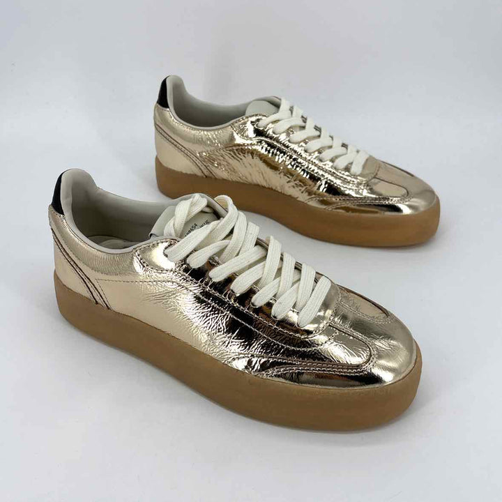 Shoe Size 7.5 Steve Madden Gold Sneakers