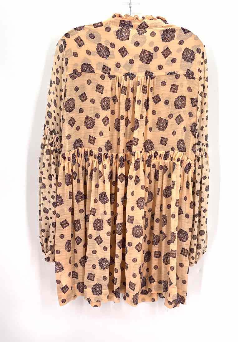 Size M FREE PEOPLE Peach Dress
