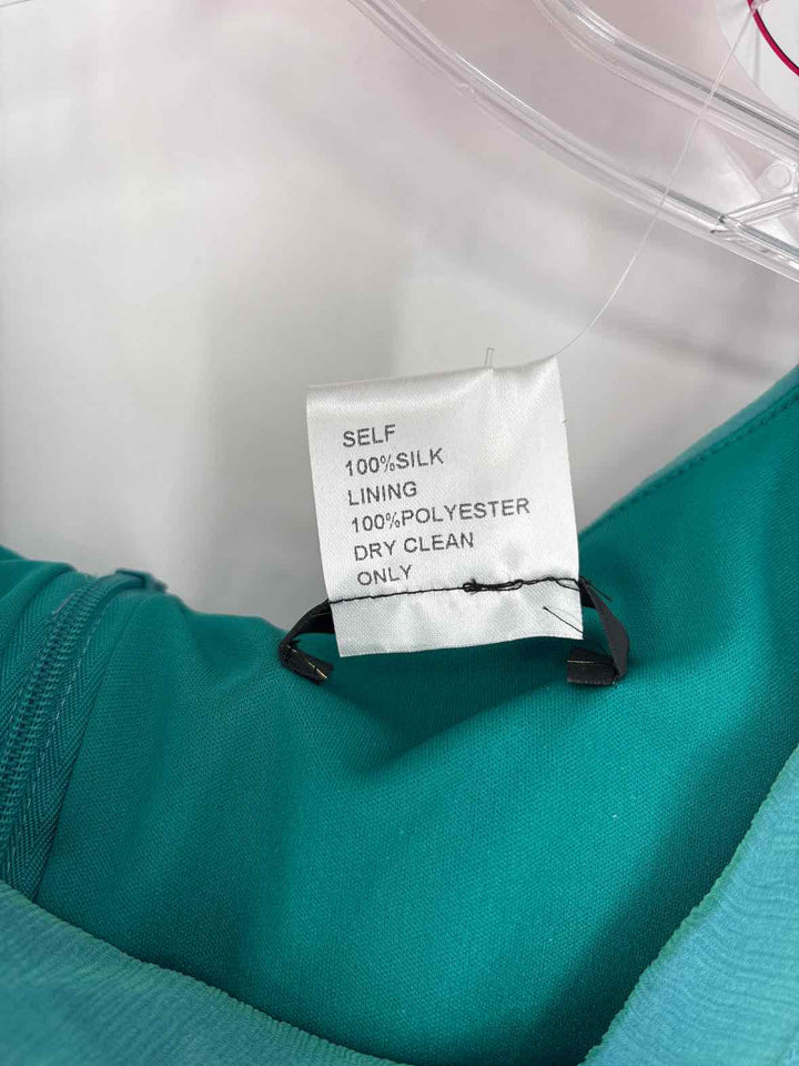 Size 4 TADASHI SHOJI Teal Dress