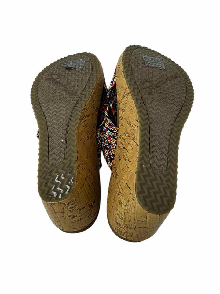 Shoe Size 6.5 Sketchers Multi-Color Sandals