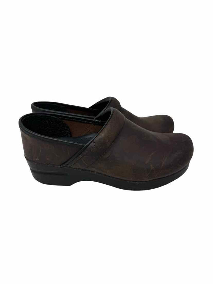 Shoe Size 39 DANSKO Brown Leather Mules