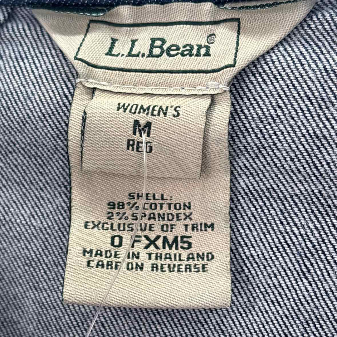 Size M LL BEAN Navy Denim Jacket