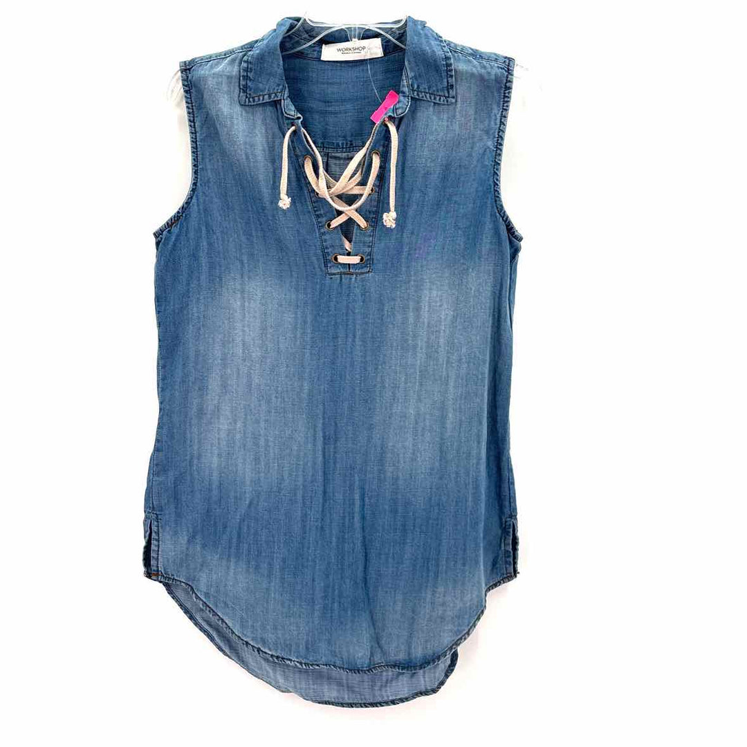 Size S Workshop Blue Chambray Shirt