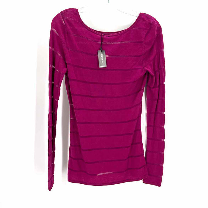 Size M EXPRESS Fuschia Knit Shirt