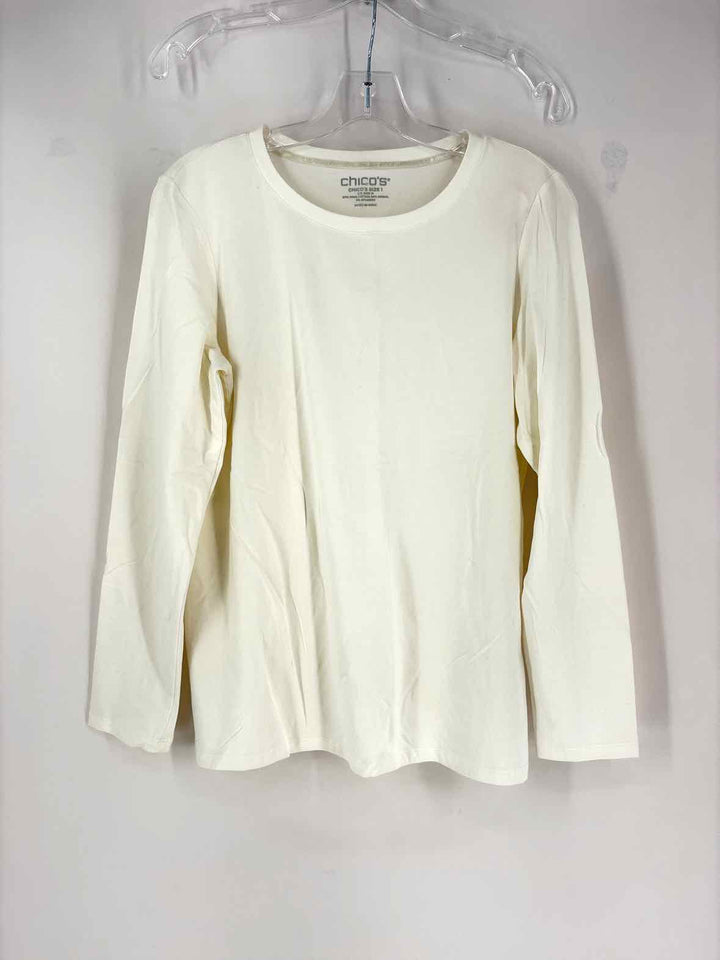 Size M Chico's Ivory Shirt