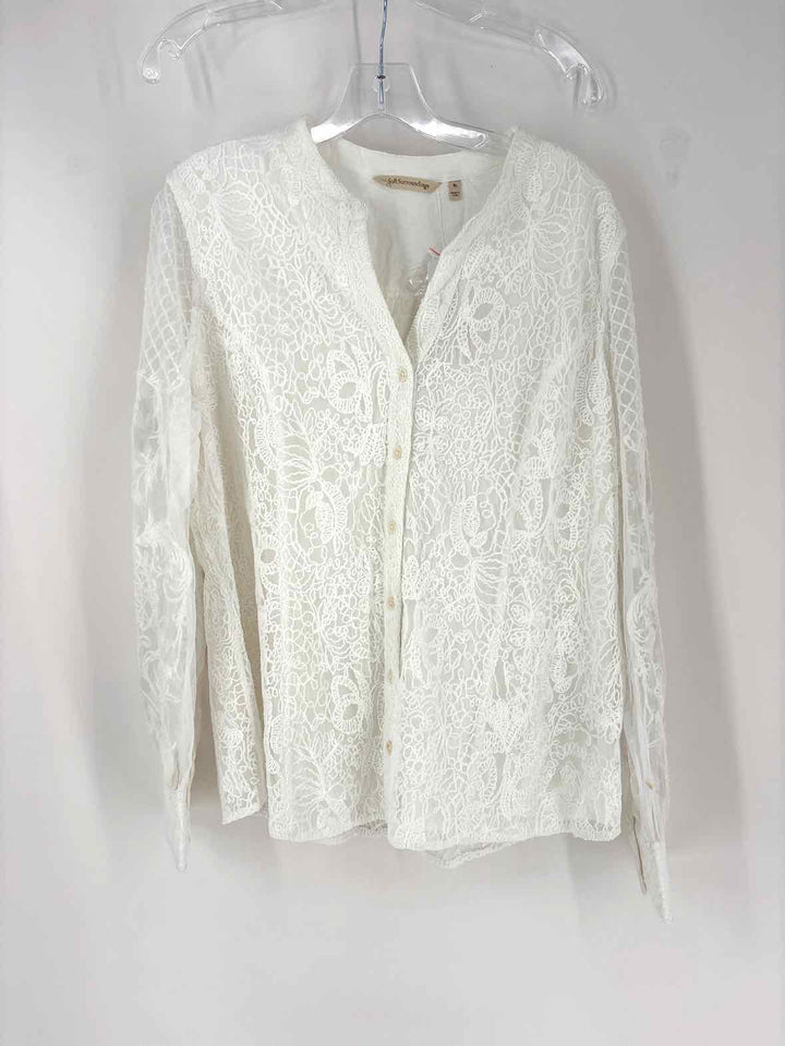 Size XL SOFT SURROUNDINGS White Shirt