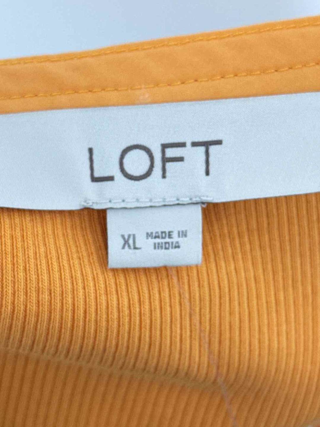 Size XL LOFT Orange Shirt