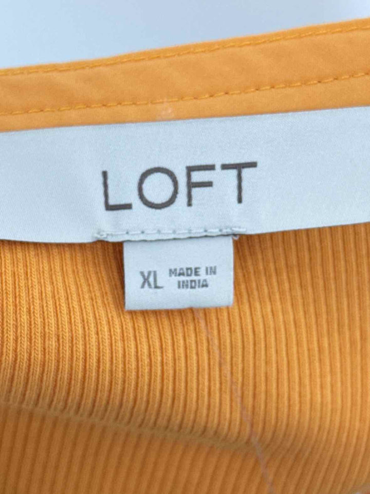 Size XL LOFT Orange Shirt