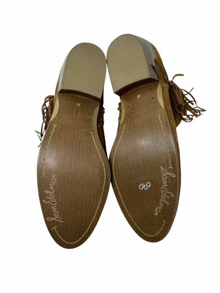 Shoe Size 10 Sam Edeleman Tan Suede Boots