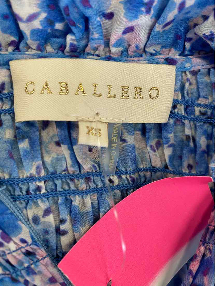 Size XS Blue Print Shirt