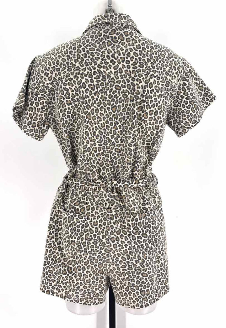 Size L GILI Multi-Color Denim Romper