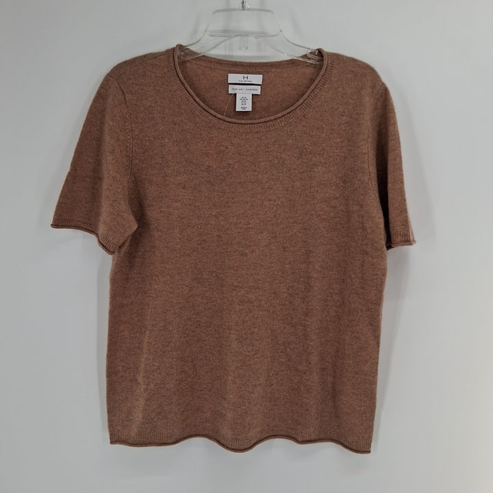 Size XL HALSTON Beige Cashmere Sweater