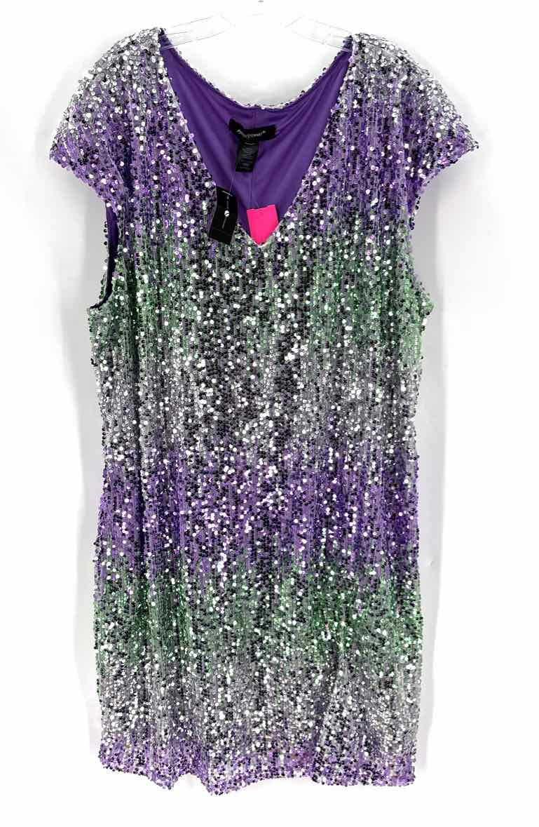 Size 22/24 Ashley Stewart Purple Dress