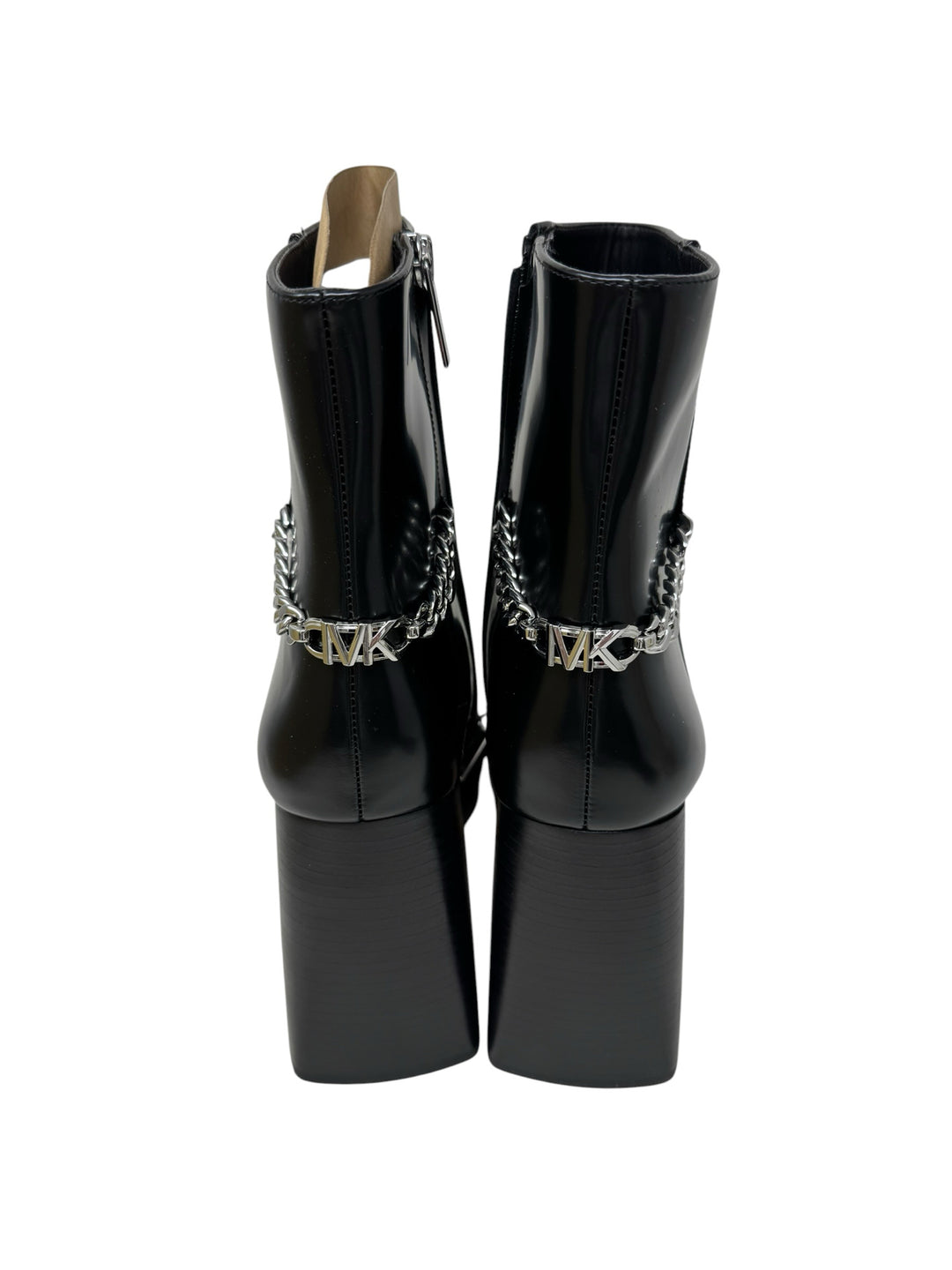 Shoe Size 10 Michael Kors Black Leather Boots