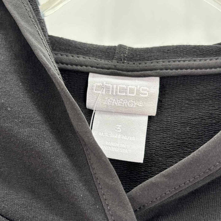 Size XL Chico's Black Shirt