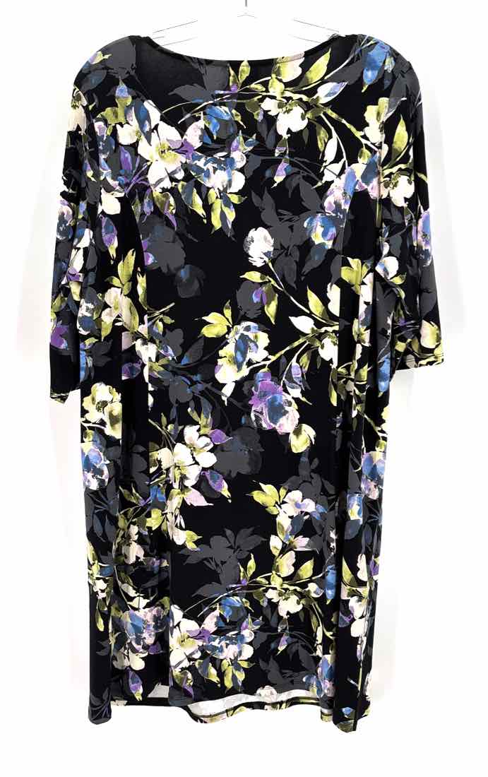 Size L J JILL Black Dress