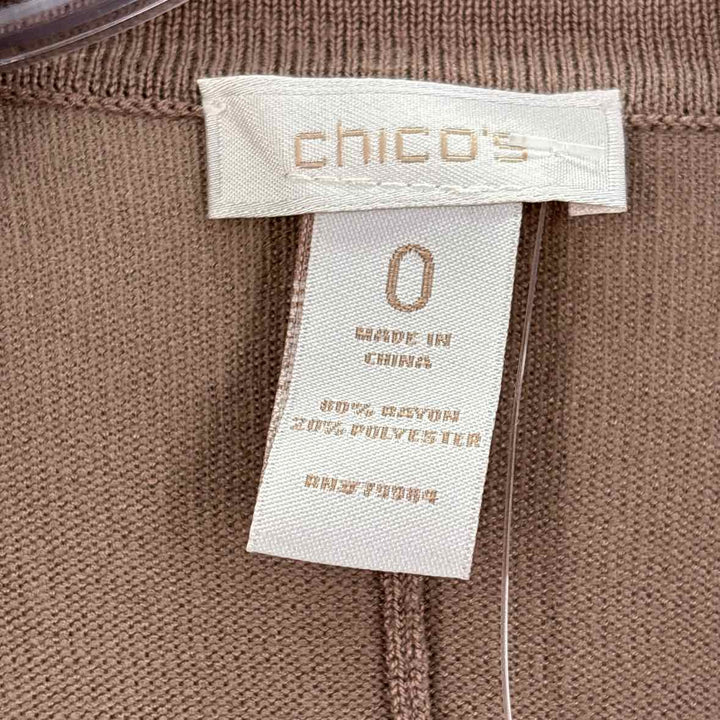 Size S Chico's Tan Cardigan