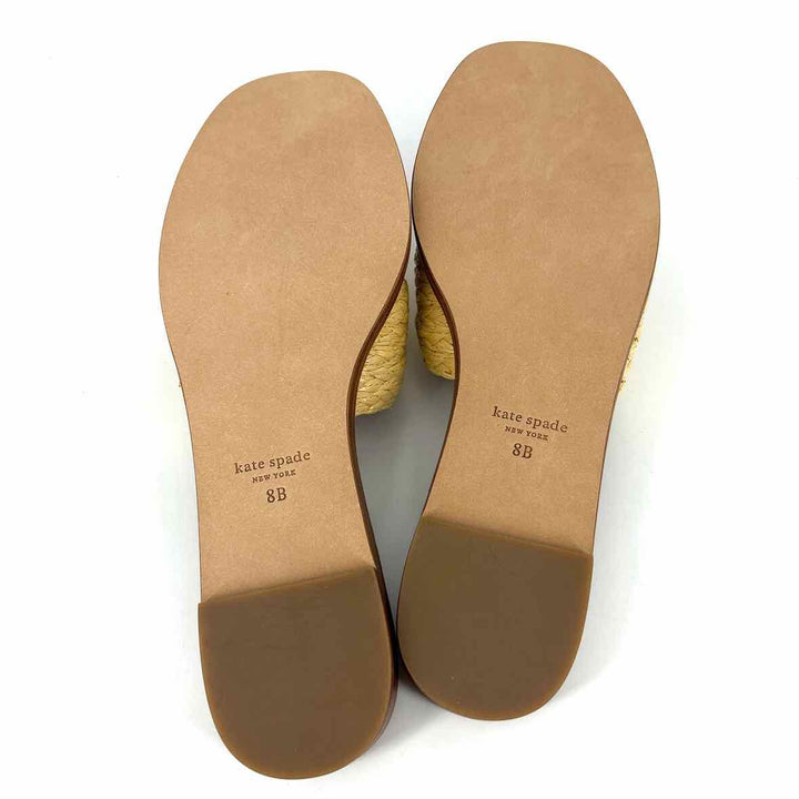 Shoe Size 8 Kate Spade Yellow Beaded Sandals