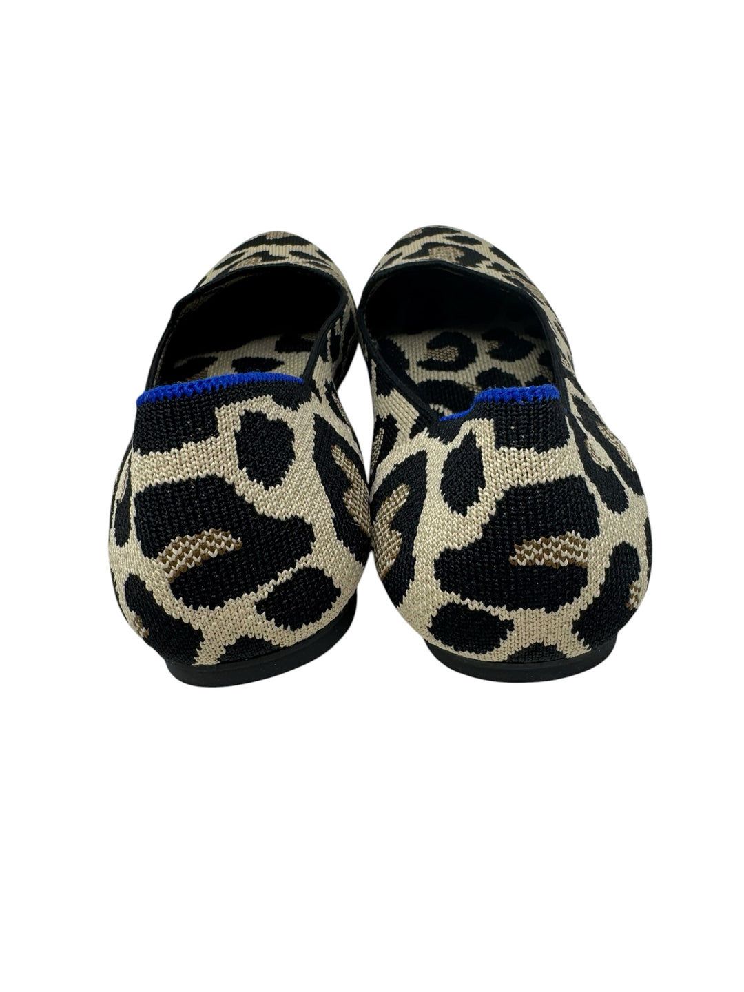 Shoe Size 9.5 ROTHY'S Brown Print Knit Flats