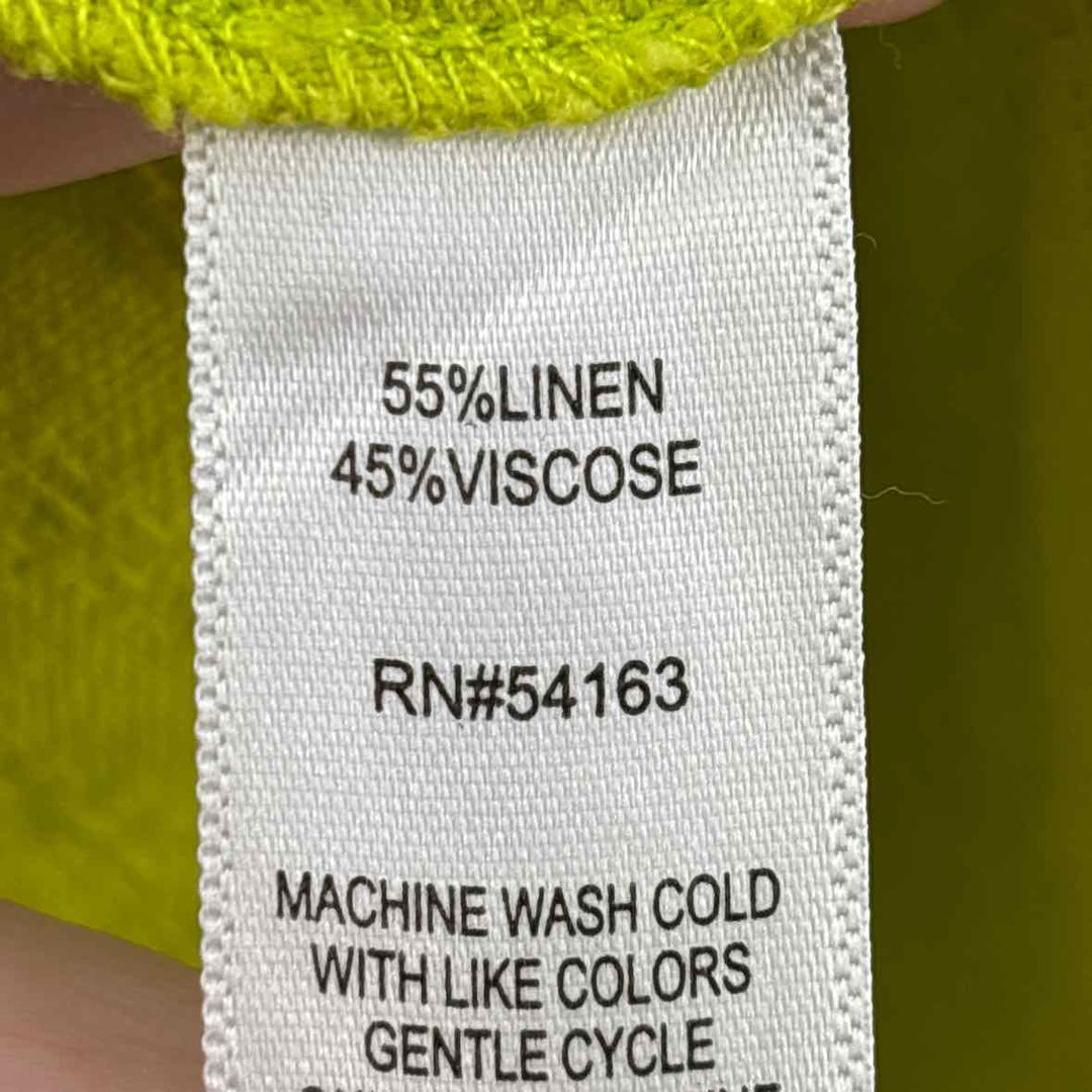 Size L Andrew Marc Lime Green Knit Dress