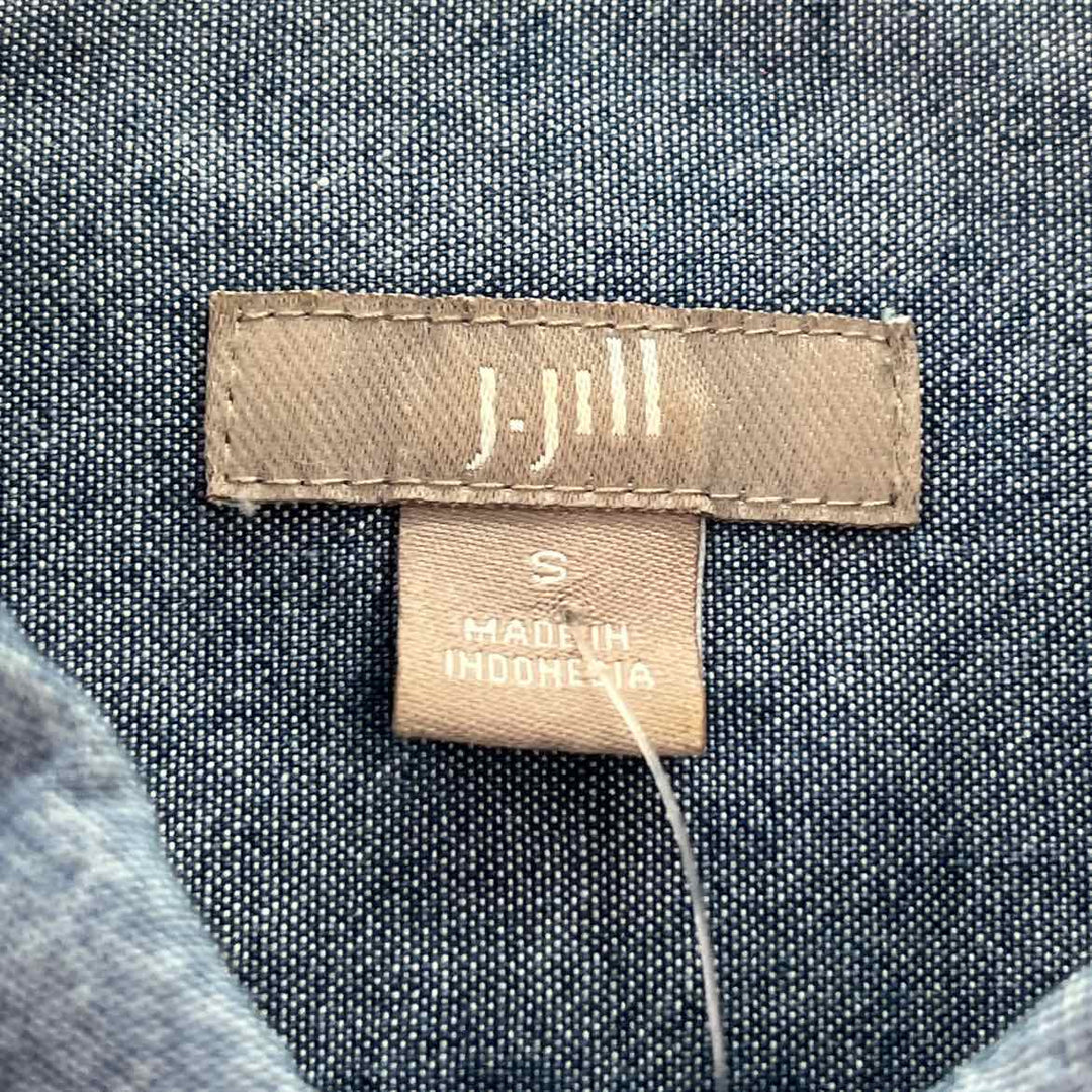 Size S J JILL Blue Chambray Shirt