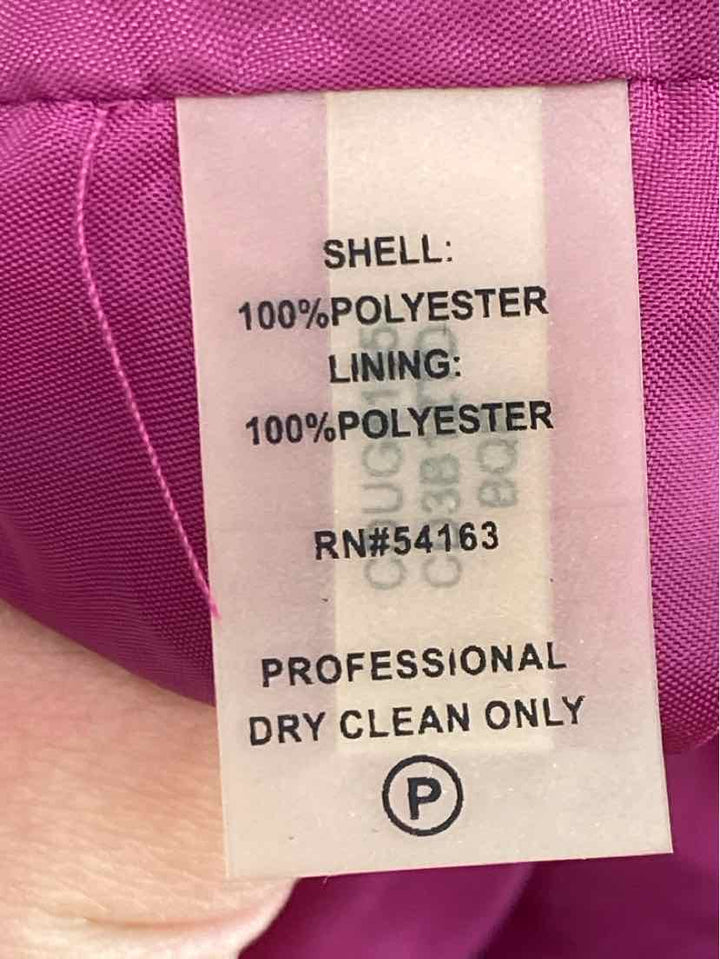 Size 10 Calvin Klein Purple Print PROM