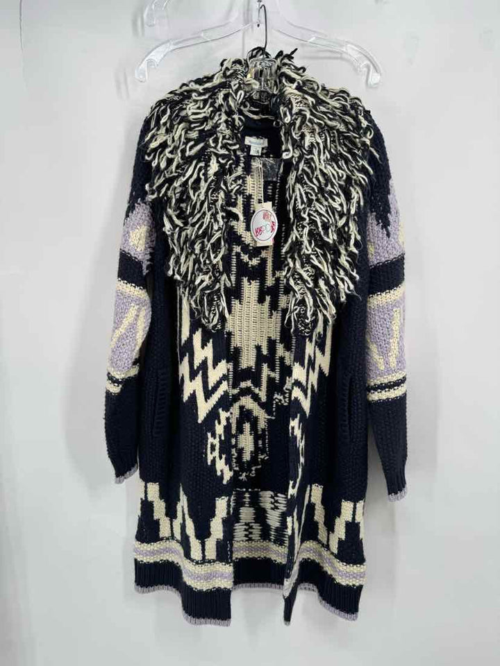 Size S sundance Navy Knit Cardigan