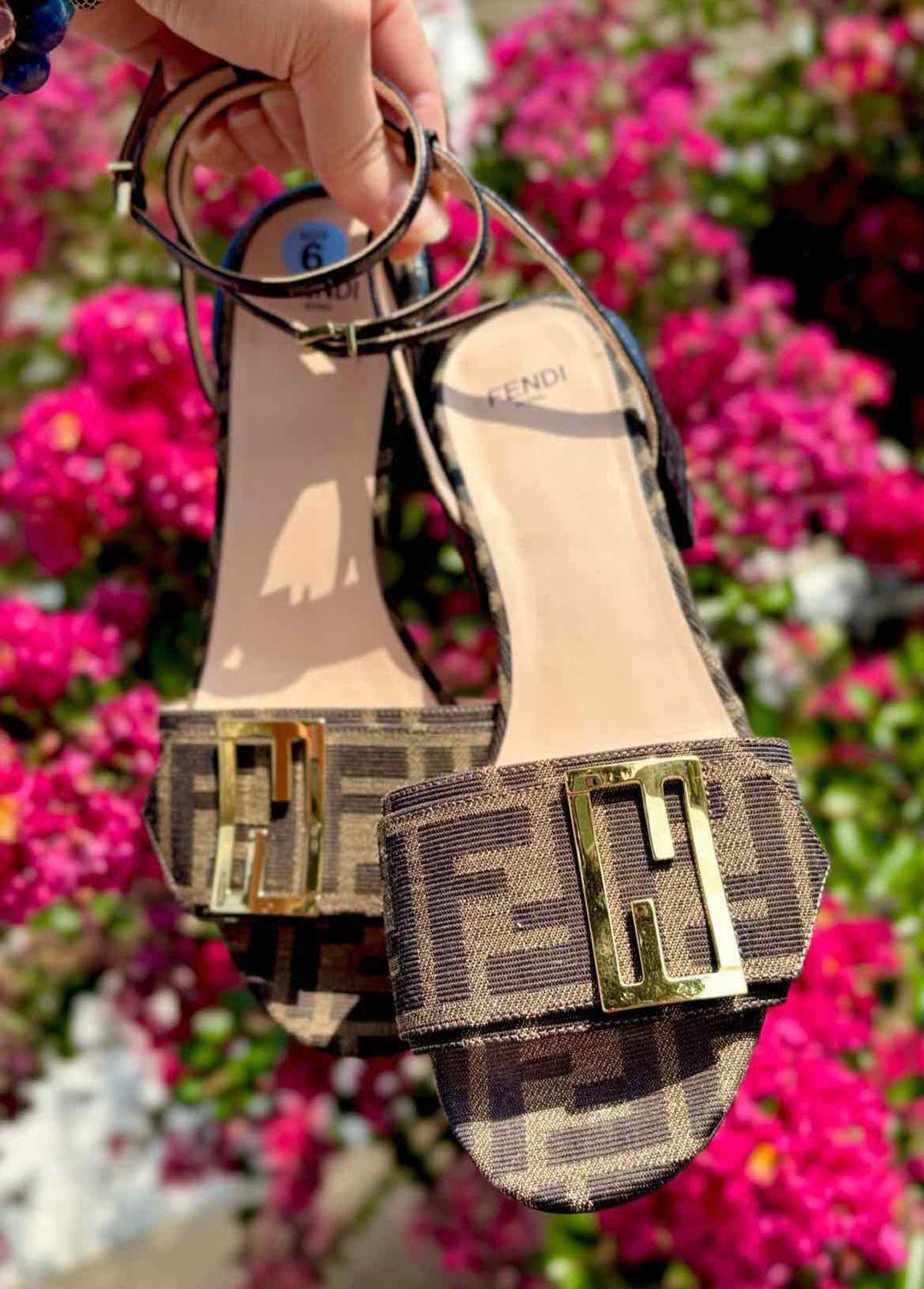 Shoe Size 37 Fendi Brown Luxury - Sandals