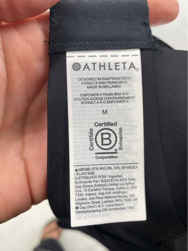Size M Athleta Black Bra
