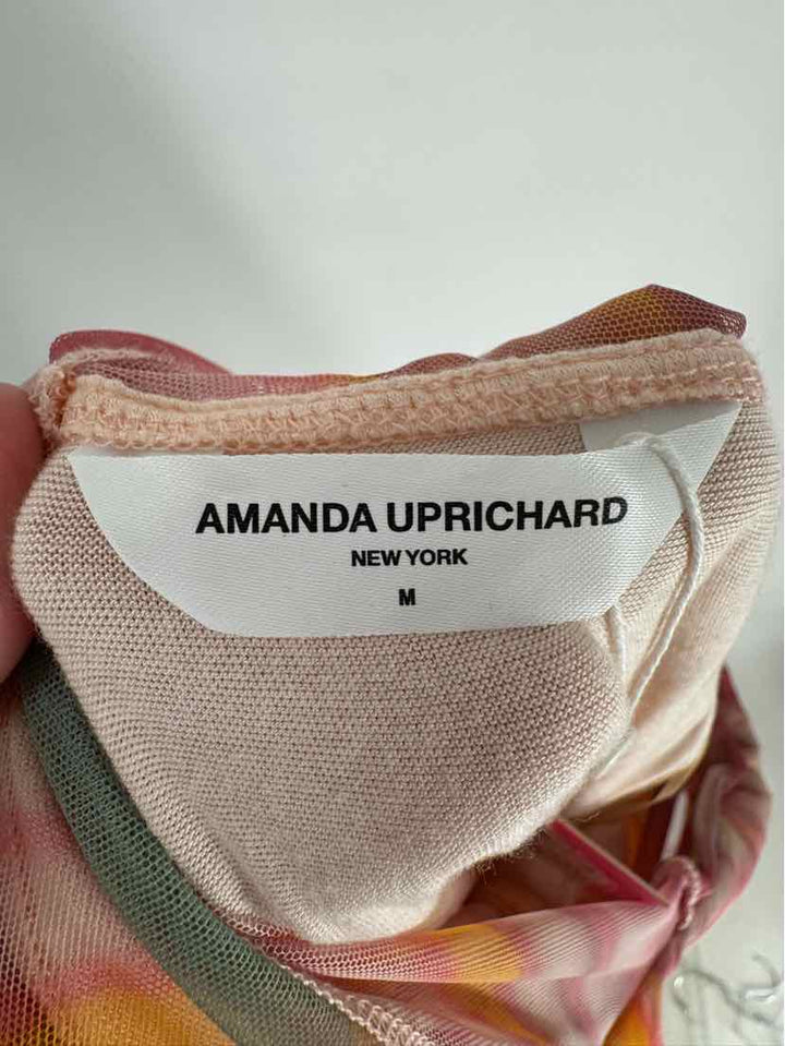 Size M AMANDA UPRICHARD Multi-Color Dress