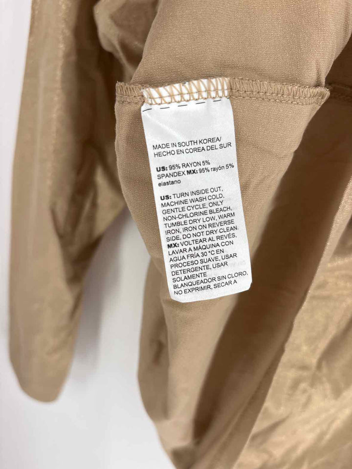 Size L Chico's Gold Shirt