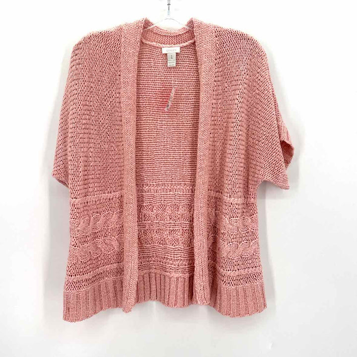 Size 1 Chico's Pink Knit Sweater