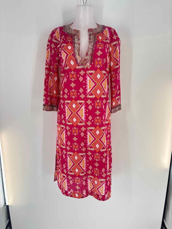 Size 2 Tory Burch PINK PRINT Dress