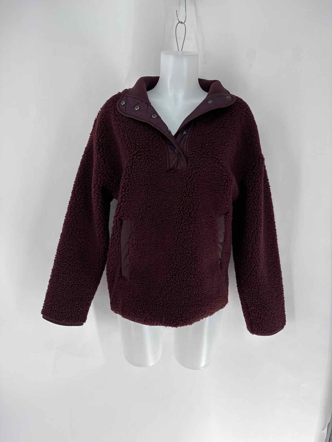 Size M Athleta Burgundy Sweater