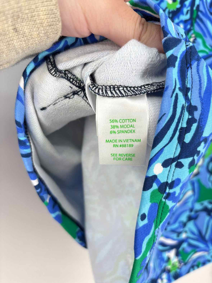 Size M Lilly Pulitzer Blue Shirt