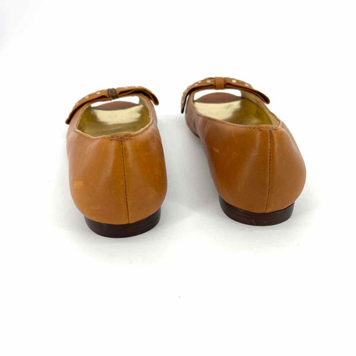 Shoe Size 7.5 Michael Kors Camel Leather Flats