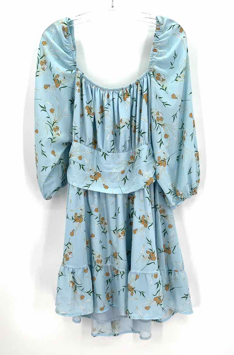 Size XXL Light Blue Dress