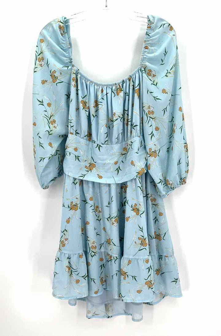 Size XXL Light Blue Dress