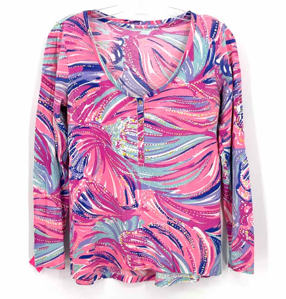 Size S Lilly Pulitzer Multi-Color Shirt
