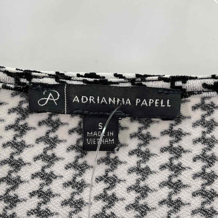 Size S Adrianna Papell Black/White Shirt