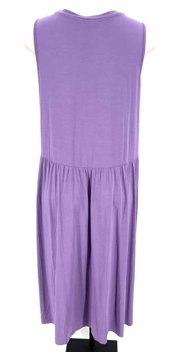Size L LOGO Lavender Dress